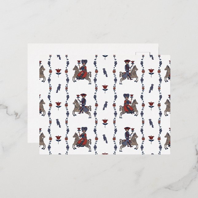 Dala W - Cartes postales Foil (Recto/Verso)