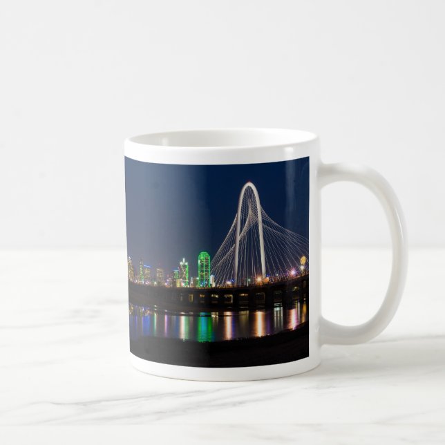 Dallas Bridge View Café Mug (Droite)