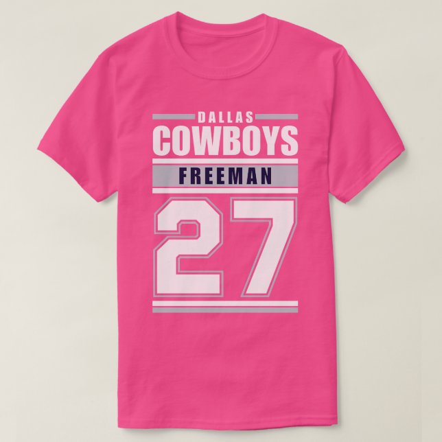 Dallas Cowboys Freeman 27 joueurs TShirt (Design devant)