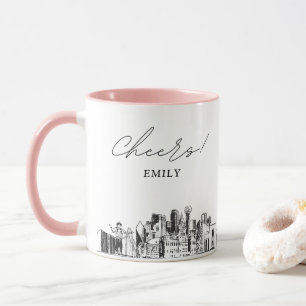 Dallas Mariage personnalisé café Mug