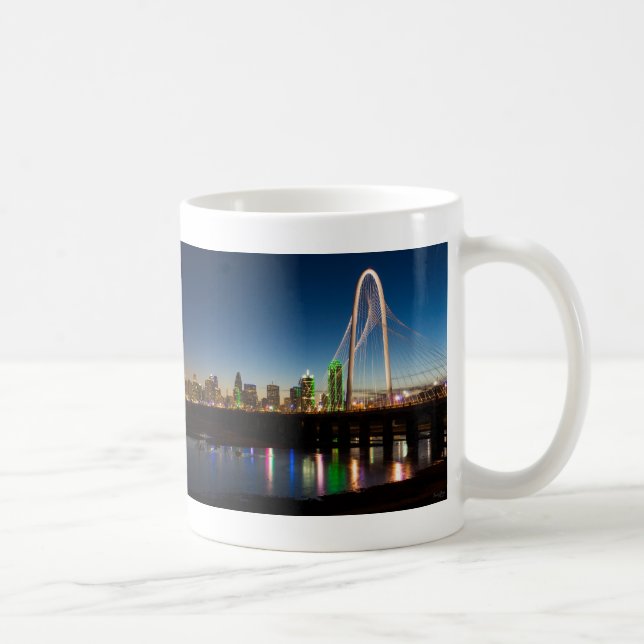 Dallas Skyline Dawn Coffee Mug (Droite)