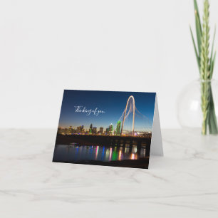 Dallas Skyline Dawn Penser À Votre Carte