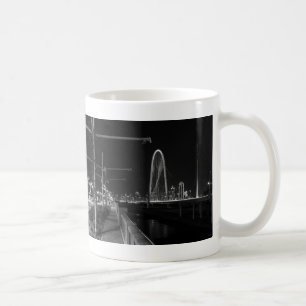 Dallas Soirée Promenade Grayscale Café Mug