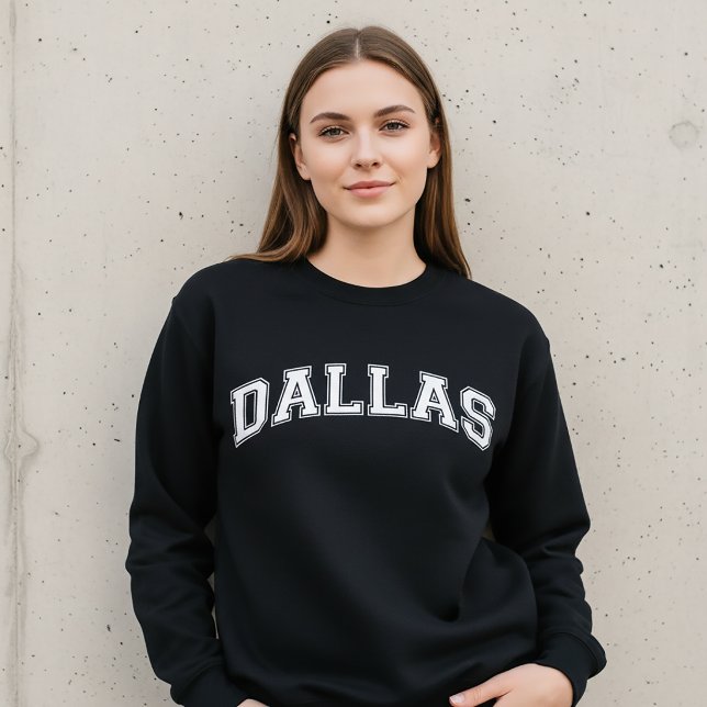 DALLAS Sweatshirt de style universitaire Amérique  (Créateur téléchargé)
