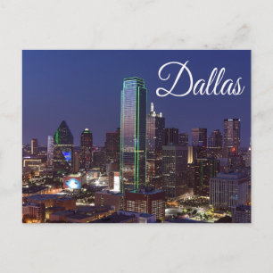 Dallas, Texas Skyline, Carte postale des États-Uni