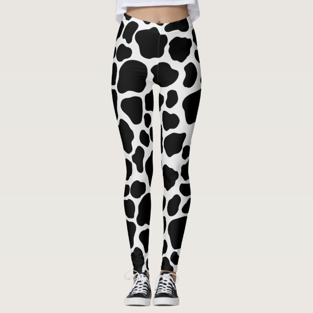 Dalmatian Dog Legging, Animal Legging for women (Devant)