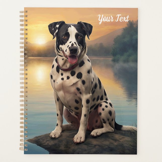 Dalmatien au bord d'un lac (Devant)