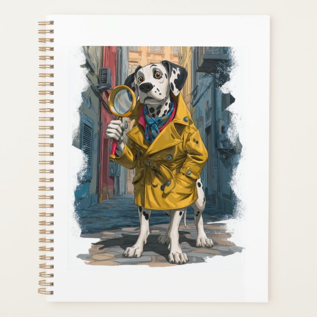Dalmatien détective - Chien résolveur de crimes (Devant)