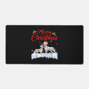 Dalmatien Noël Lumières Chapeau de Père Noël Xmas
