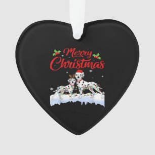 Dalmatien Noël Lumières Chapeau de Père Noël Xmas