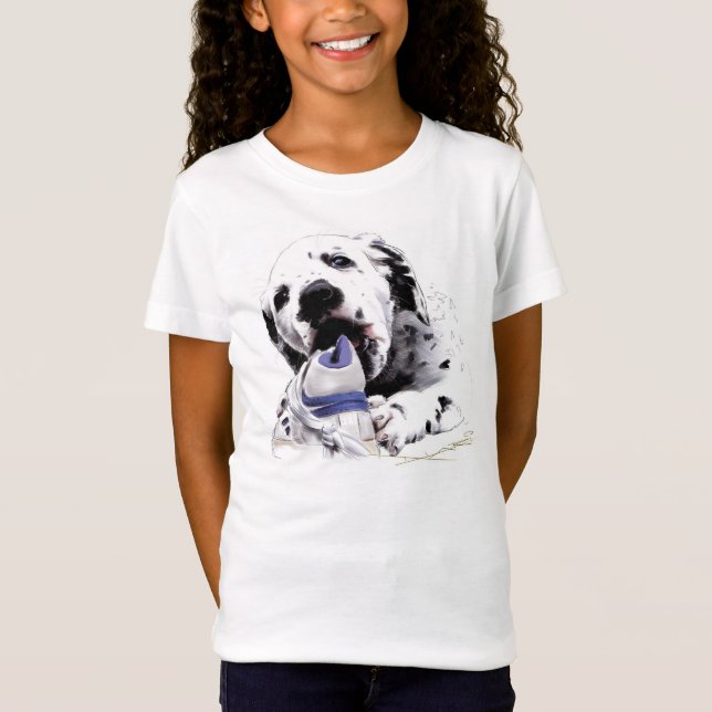Dalmatien - T-shirt Dessin Couleur (Devant)