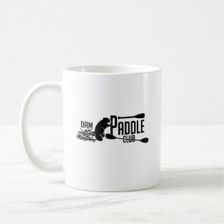Dam Paddle Club Beaver Logo 11oz tasse de café