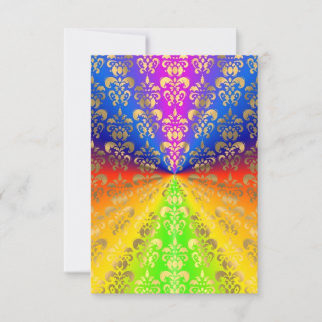 Damas arc-en-ciel d'or (Devant)