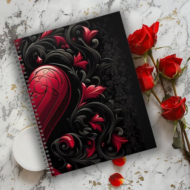 Damas gothique noir et rouge (Créateur téléchargé)