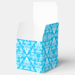 Damask 04 Lt Bleu-Blanc-Carré Ballotins