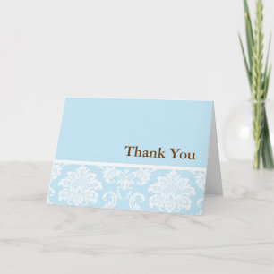 Damask Carte de remerciements