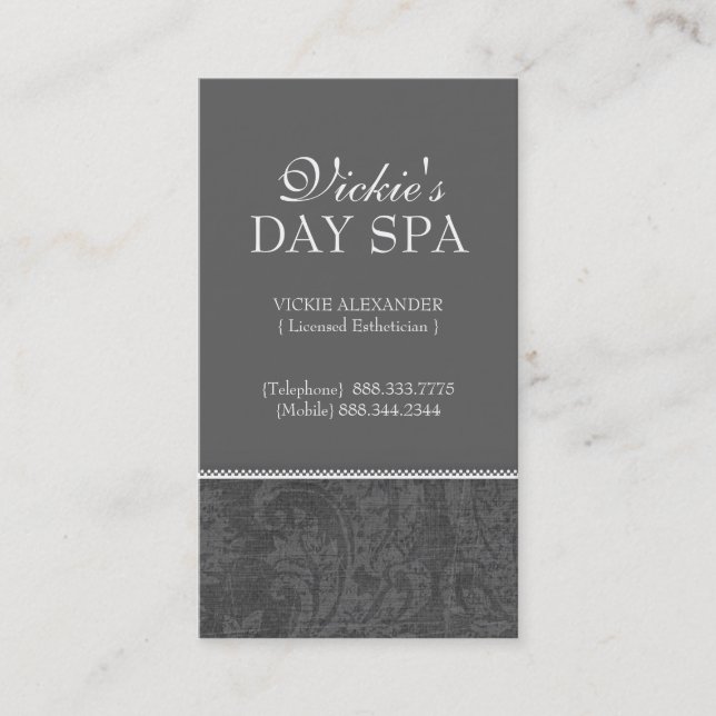 Damask Cartes de visite (Devant)