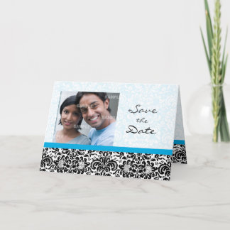 Damask Enregistrer le Carte photo de date