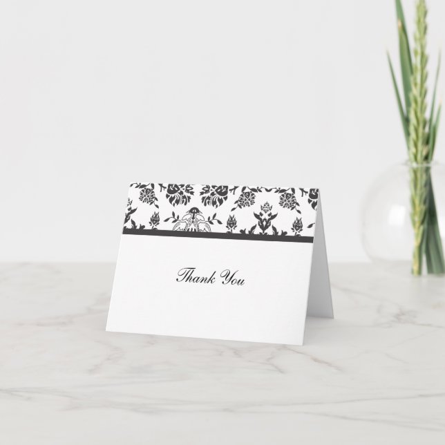 Damask Merci note (Devant)