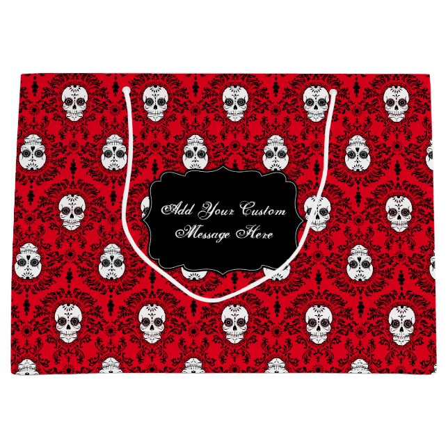 Damassé morte - sac fait sur commande de cadeau de (Devant)