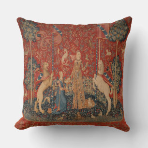 Dame a la licorne Coussin