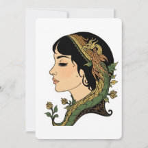 : Dame aux cheveux de dragon – Greeti florale fant