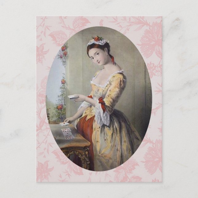 Dame avec cartes (Devant)