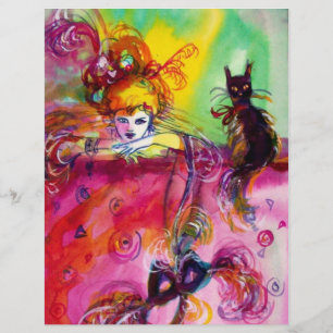 DAME AVEC CHAT NOIR