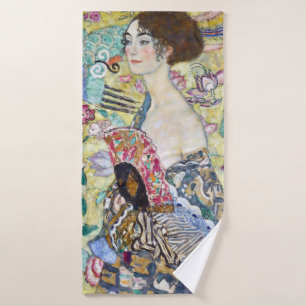 Dame avec un ventilateur, Gustav Klimt