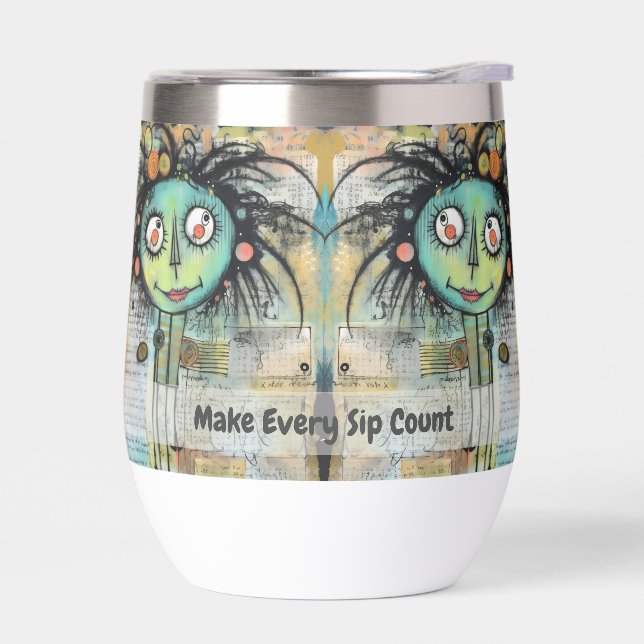 Dame de collage d'art 10 (Gauche)