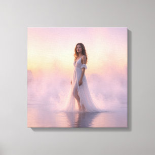 Dame des Brumes — Impression d'art Calm Horizon