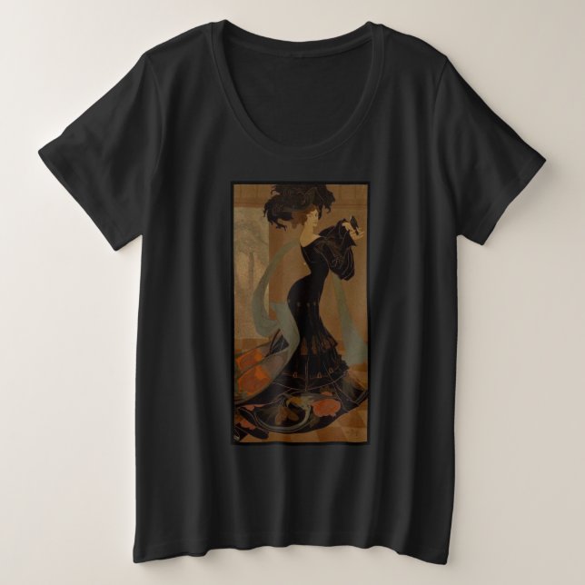 Dame en noir (Design devant)