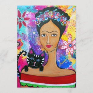DAME MEXICAINE ET SES INVITATIONS DE CAT