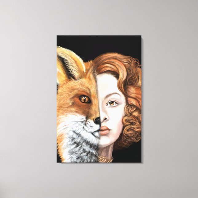 Dame Rusée - Toile de Visage Imprimée - Art de Pei (Recto)