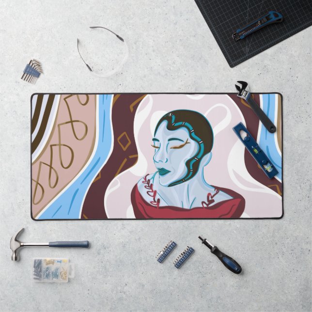 Dame serpent de Medusa - demi-dame demi-serpent (Poste de travail)