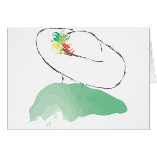 DAME VERTE DE CASQUETTE