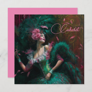 Dame victorienne en émeraude et rose