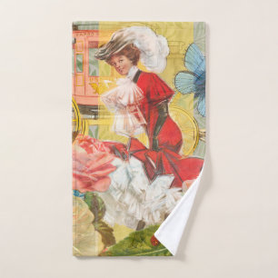 Dame victorienne femme élégante riche illustration
