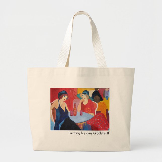 Dames dans le sac fourre - tout à café (Devant)