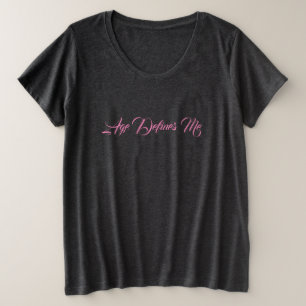 DAMES D'ART ET DE DESIGN PLUS TAILLE T SHIRT