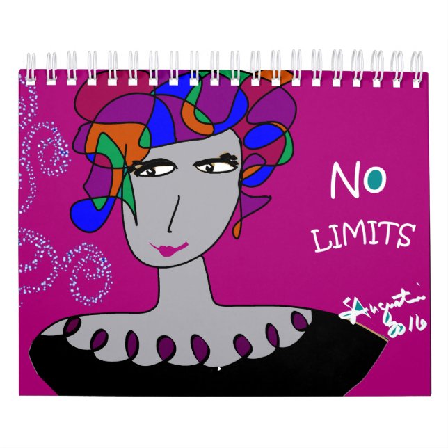 DAMES DE CALENDRIER DE COULEUR - AUCUNES LIMITES (Protection)