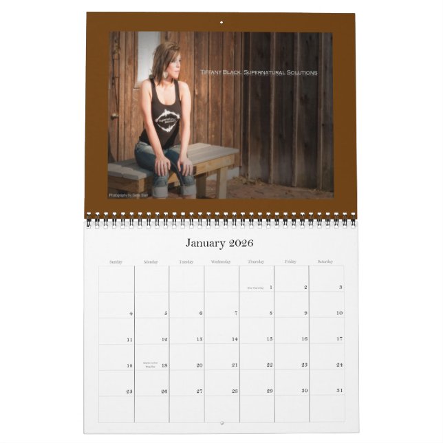 Dames du *NEW* 2013 de calendrier paranormal (Jan 2026)