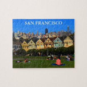 Dames peintes à San Francisco #1 Jigsaw Puzzle