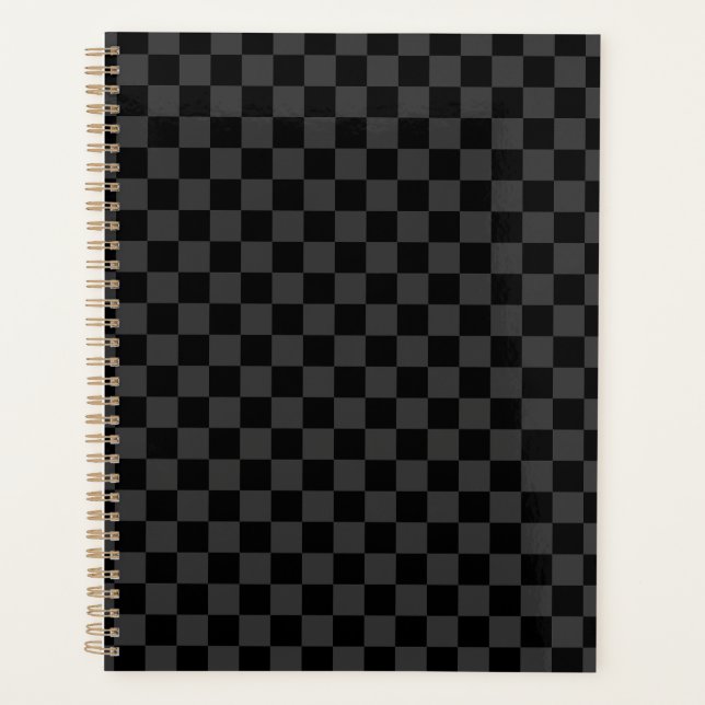 Damier à carreaux gris noir (Devant)