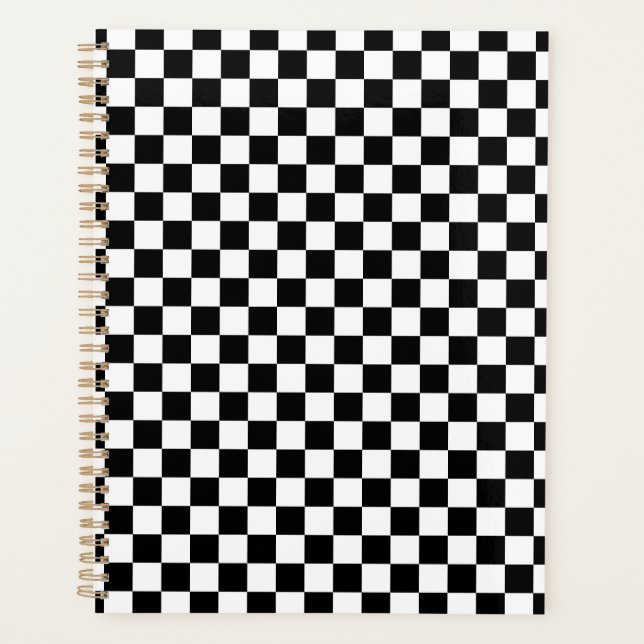 Damier à carreaux noirs et blancs (Devant)