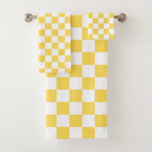 Damier jaune visuel classique 