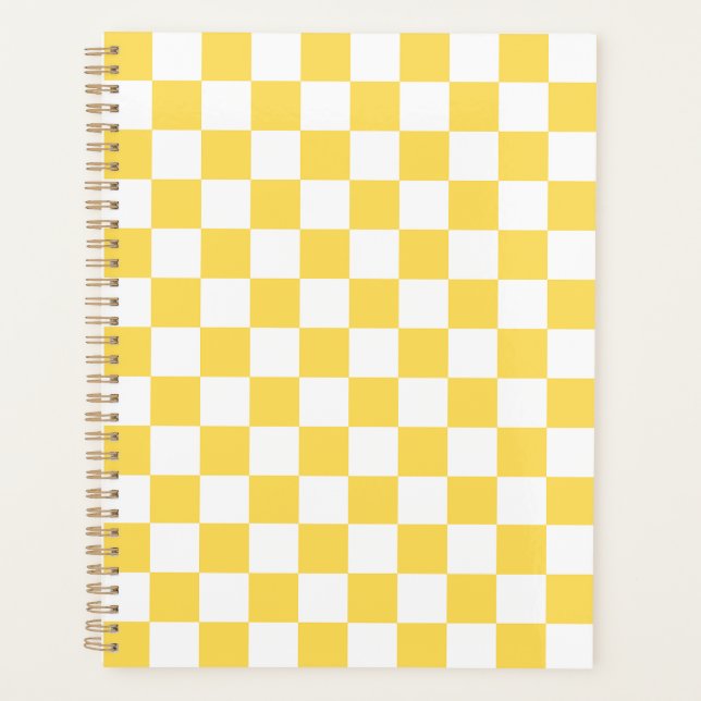 Damier jaune visuel classique  (Devant)