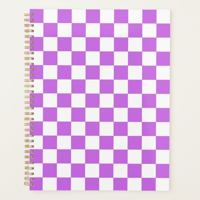 Damier magenta visuel classique  (Devant)