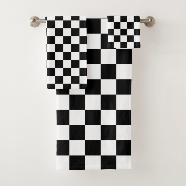 Damier noir classique (En situation)