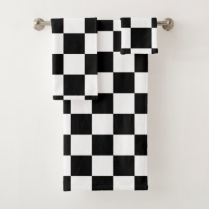 Damier noir et blanc